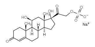 hydrocortisone 21-(sodium sulphate) Structure